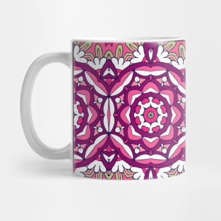 Boho Style Abstract Festive Mandala Pattern Mug